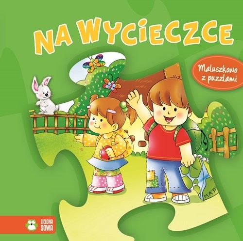 okładka Na wycieczce Maluszkowo z puzzlami książka