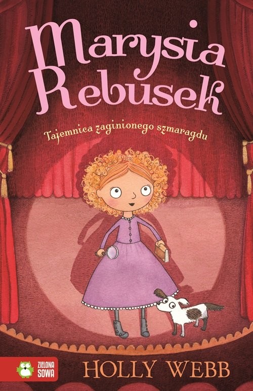 okładka Marysia Rebusek Część 2 Tajemnica zaginionego szmaragdu książka | Holly Webb