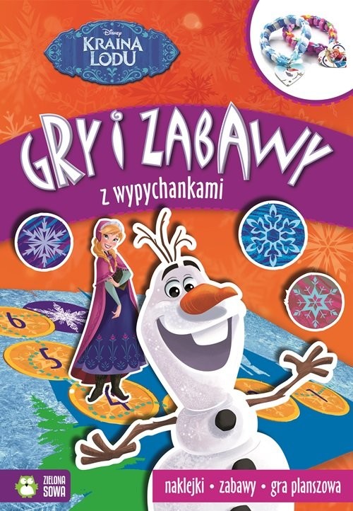 okładka Kraina Lodu Gry i zabawy z wypychankami książka