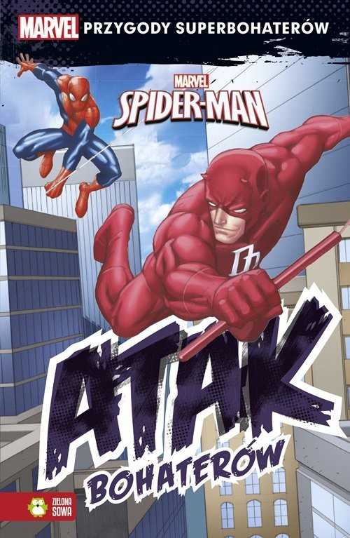 okładka Spider-Man Atak Bohaterów książka