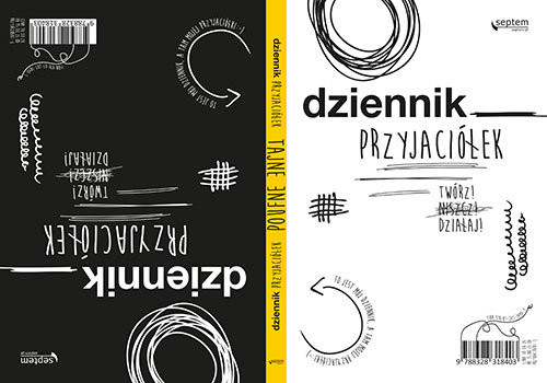 okładka Dziennik przyjaciółek Twórz niszcz działaj książka | Ewa Jarocka, Sebastian Kuffel