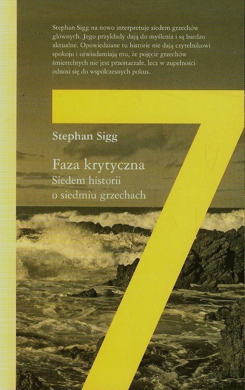 okładka Faza krytyczna Siedem historii o siedmiu grzechach + CD książka | Sigg Stephan
