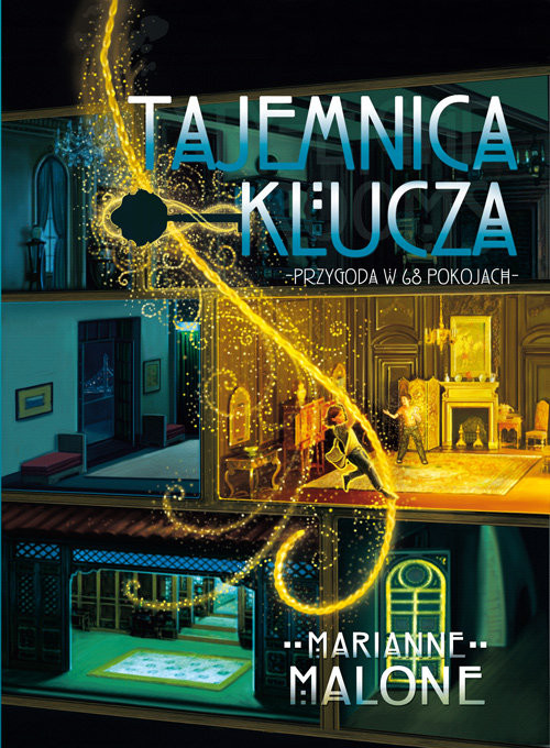 okładka Tajemnica klucza Przygoda w 68 pokojach książka | Marianne Malone