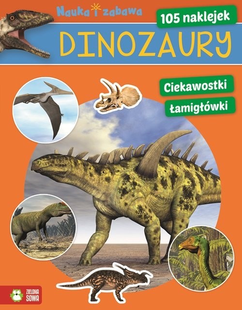okładka Dinozaury Nauka i zabawa książka