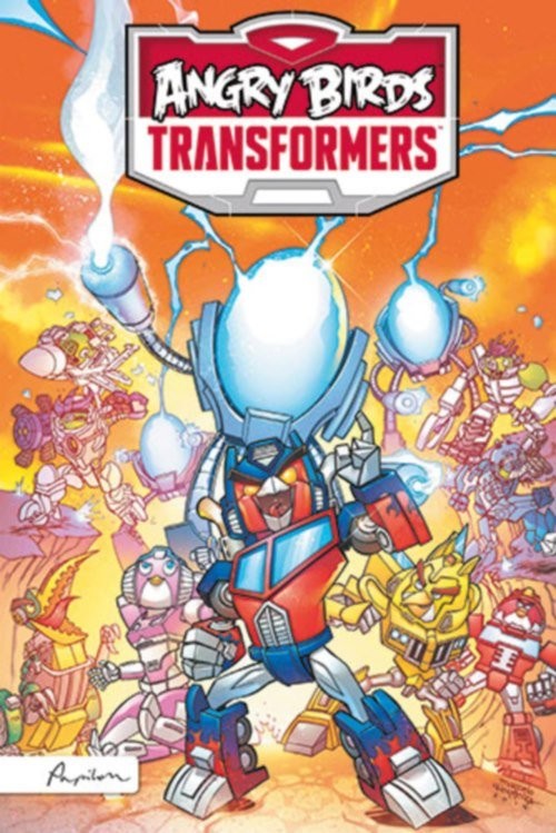 okładka Angry Birds Komiks Transformers książka