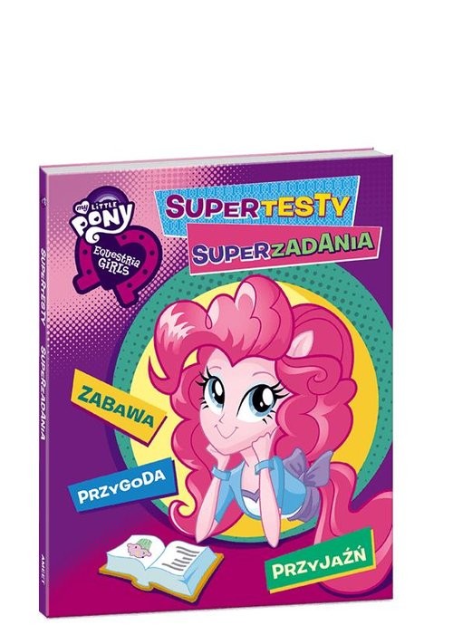 okładka My Little Pony Equestria girls Supertesty VT-201 książka