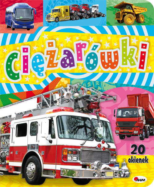 okładka Ciężarówki 20 okienek książka | Kozera Piotr