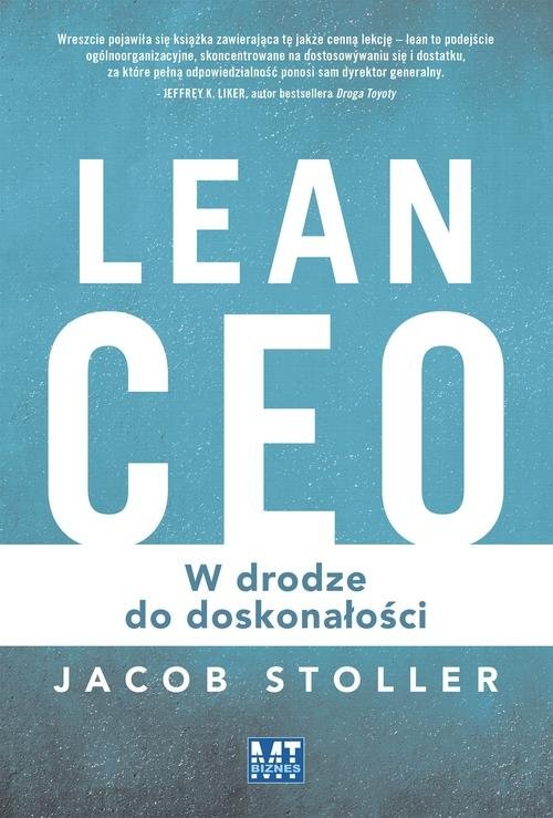 okładka Lean CEO W drodze do doskonałości książka | Jacob Stoller