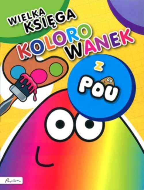 okładka POU. Wielka księga kolorowanek książka