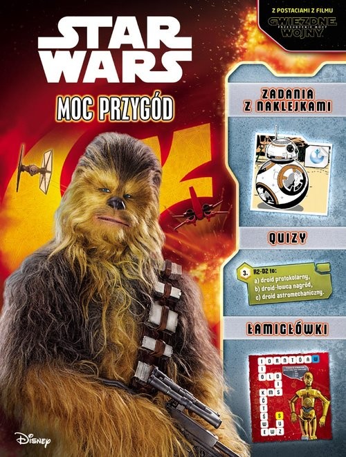 okładka Star Wars Moc przygód Zadania z naklejkami książka