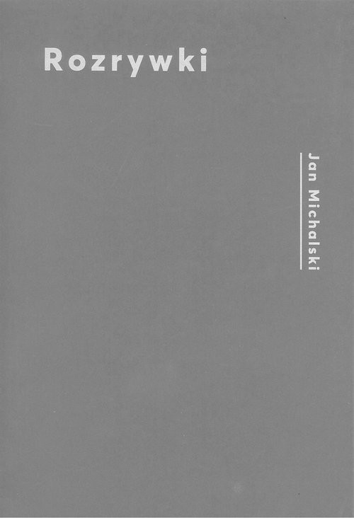 okładka Rozrywki książka | Michalski Jan