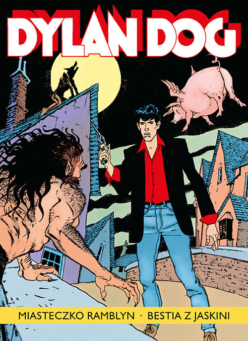okładka Dylan Dog. Miasteczko Ramblyn / Bestia z jaskini książka | Tiziano Scalvi, Gustavo Trigo