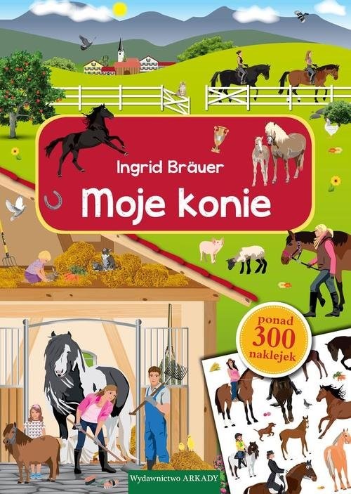 okładka Moje konie książka | Ingrid Bräuer