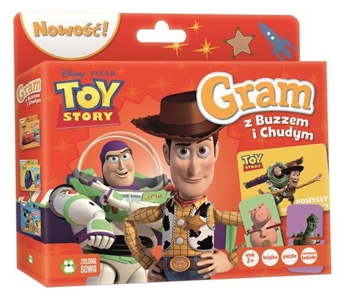 okładka Toy Story Gram z Buzzem i Chudym książka