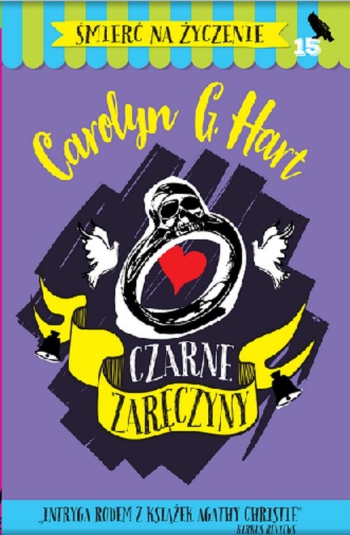 okładka Czarne zaręczyny książka | Carolyn G. Hart