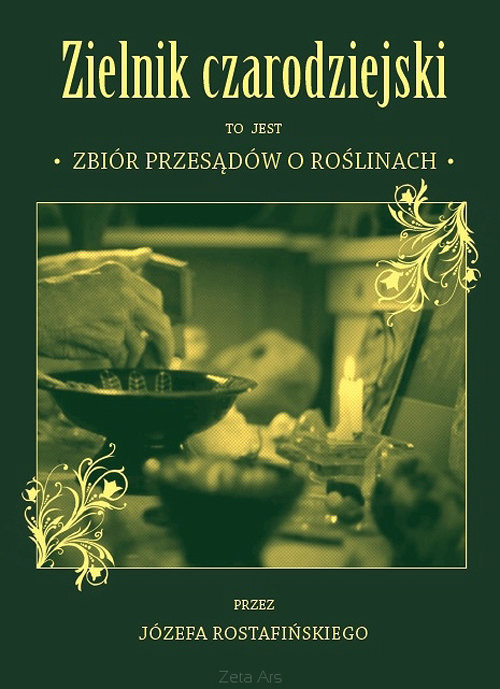 okładka Zielnik czarodziejski książka | Rostafiński Józef