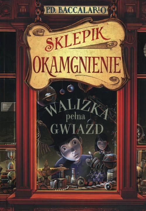 okładka Sklepik Okamgnienie Walizka pełna gwiazd książka | Pierdomenico Baccalario