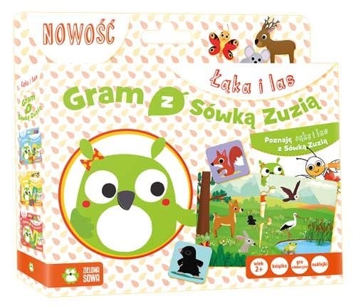 okładka Gram z Sówką Zuzią Łąka i las książka