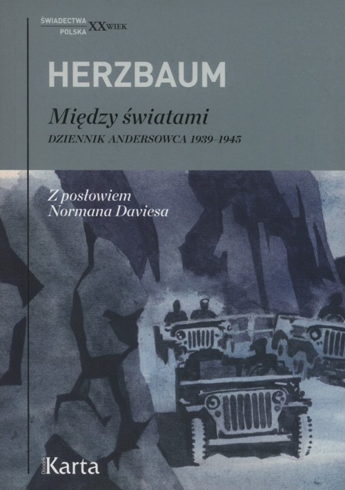 okładka Między światami Dziennik andersowca 1939-1945 książka | Edward Herzbaum