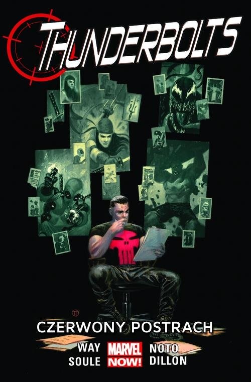 okładka Thunderbolts - Czerwony postrach Tom 2 książka | Daniel Way, Charles Soule, Phil Noto, Steve Dillon