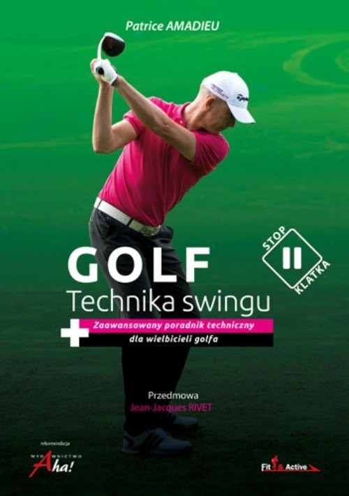 okładka Golf Technika swingu książka | Amadieu Patrice