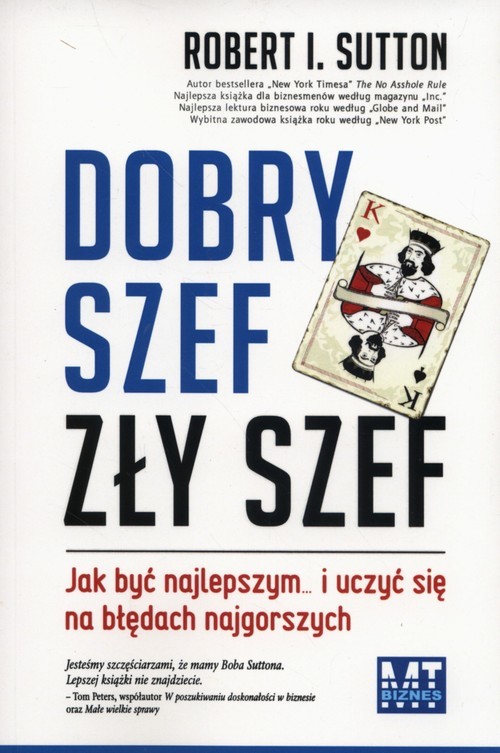 okładka Dobry szef zły szef książka | Robert I. Sutton