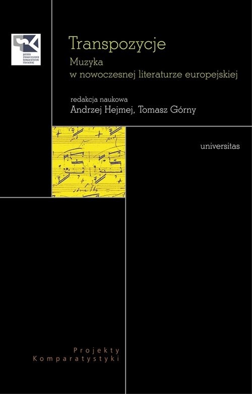 okładka Transpozycje Muzyka w nowoczesnej literaturze europejskiej książka