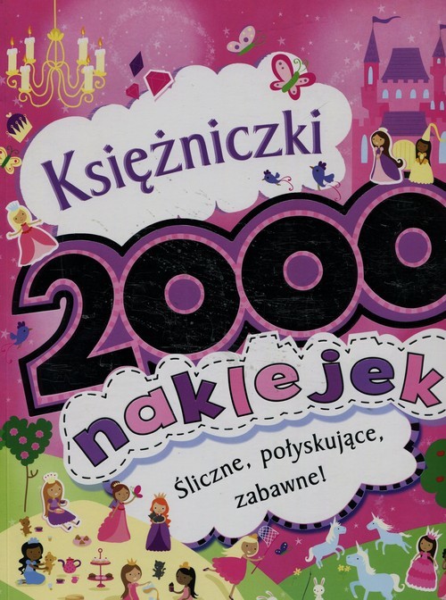 okładka Księżniczki 2000 naklejek książka