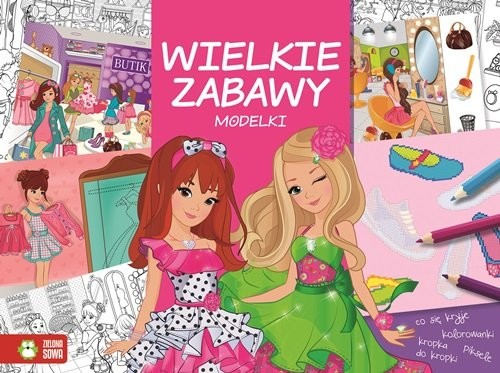 okładka Wielkie zabawy Modelki książka