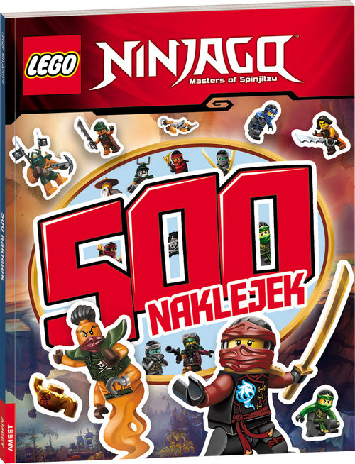 okładka Lego Ninjago 500 naklejek książka
