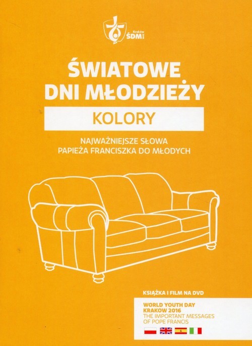 okładka Światowe dni młodzieży Kolory + DVD Najważniejsze słowa papieża Franciszka do młodych książka