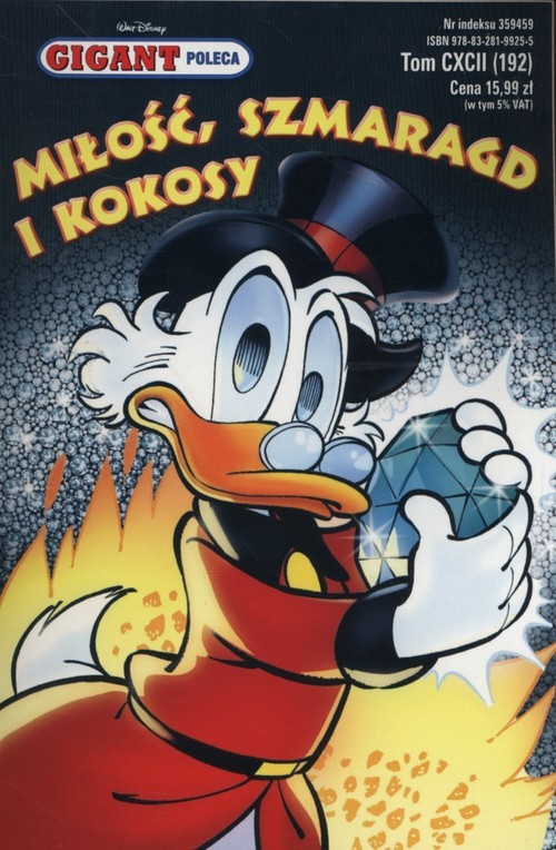 okładka Gigant poleca Miłość, szmaragd i kokosy Tom 192 książka