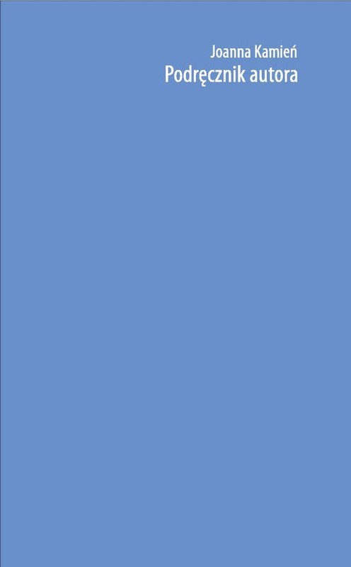 okładka Podręcznik autora książka | Joanna Kamień