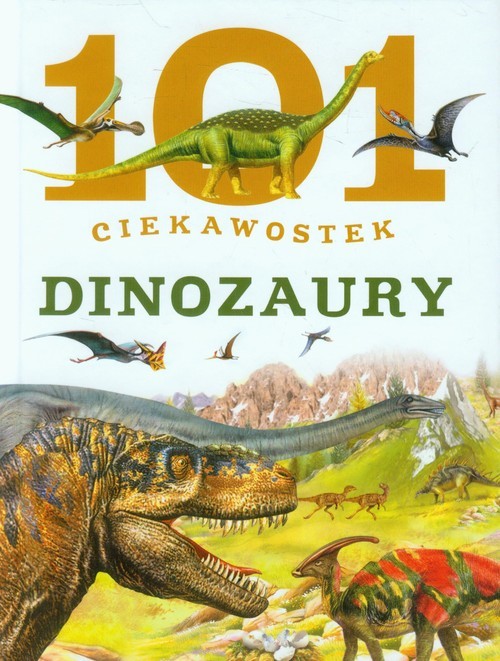 okładka 101 ciekawostek Dinozaury książka | Niko Dominguez