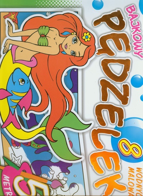 okładka Bajkowy pędzelek 8 wodnych malowanek książka