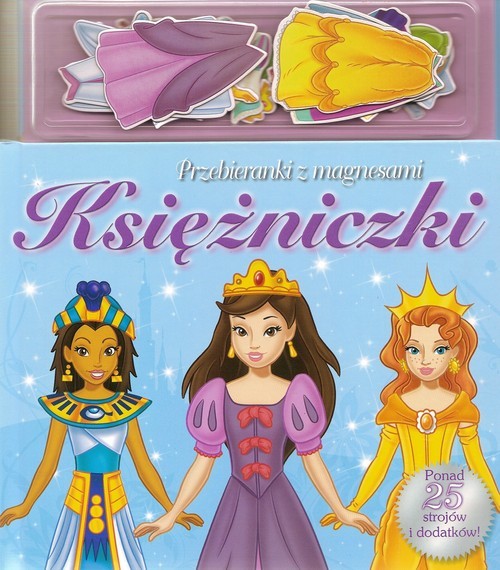 okładka Księżniczki przebieranki z magnesami książka