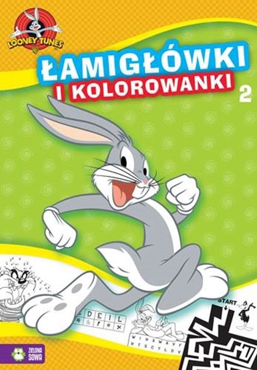 okładka Looney Tunes Łamigłówki i kolorowanki Część 2 książka