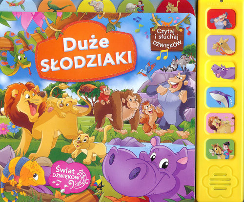 okładka Duże słodziaki Czytaj i słuchaj książka | Praca Zbiorowa