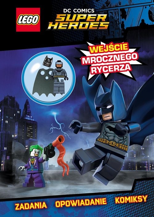 okładka Lego DC Comics Suoer Heroes Wejście Mrocznego Rycerza książka