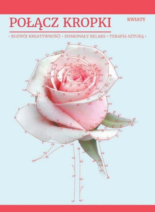 okładka Połącz kropki Kwiaty książka