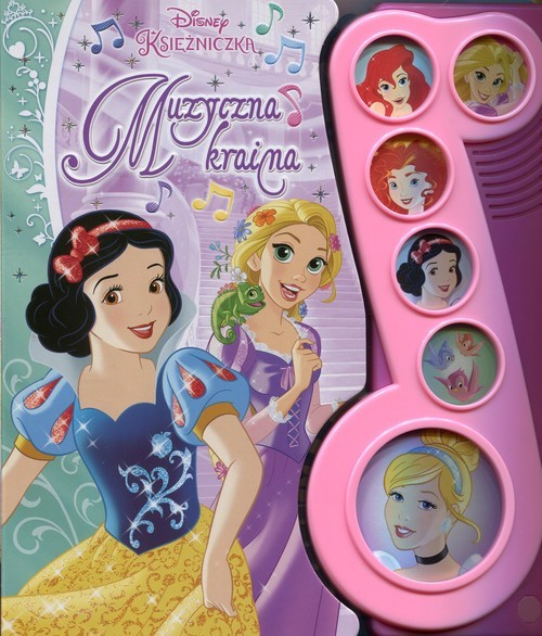 okładka Disney Księżniczka Muzyczna kraina książka