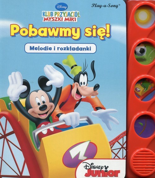 okładka Disney Junior Pobawmy się Melodie i rozkładanki książka