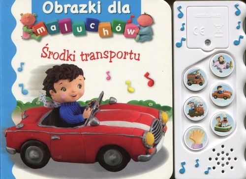 okładka Środki transportu Obrazki dla malucha książka | Emilie Beaumont