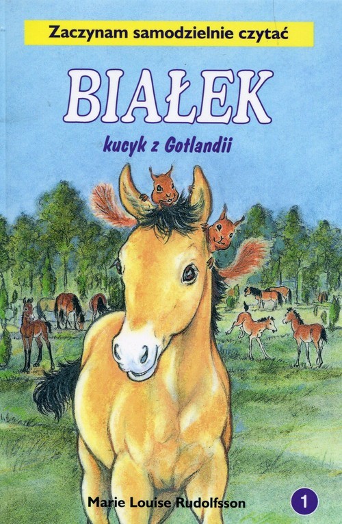 okładka Białek kucyk z Gotlandii Tom 1 Zaczynam samodzielnie czytać książka | Marie Louise Rudolfsson