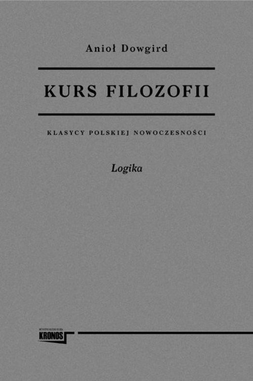 okładka Kurs filozofii Tom 1 i 2 książka | Anioł Dowgird