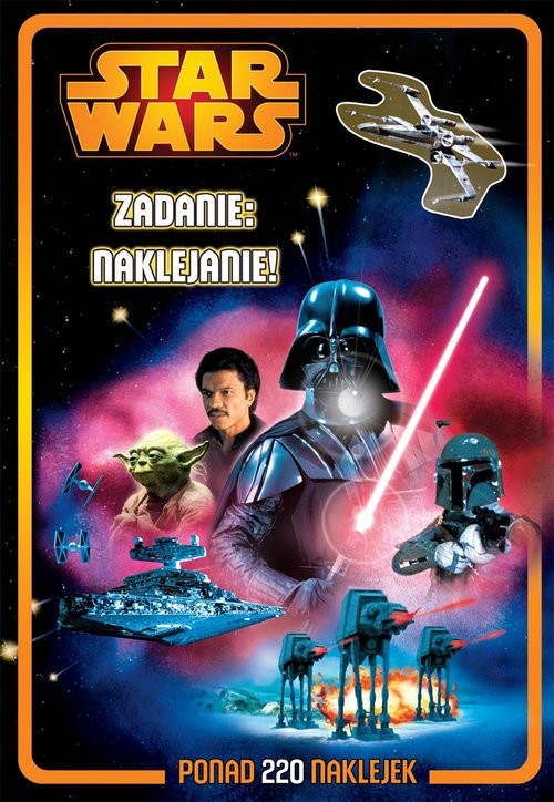 okładka Star Wars Zadanie naklejanie książka
