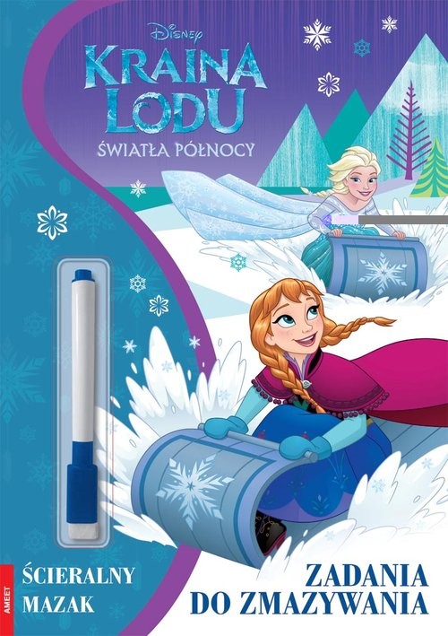 okładka Kraina Lodu. Światła Północy. Zadania do zmazywania. PTC-9 książka