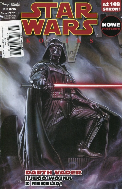 okładka Star Wars Komiks 2/2015 Darth Vader i jego wojna z Rebelią! książka