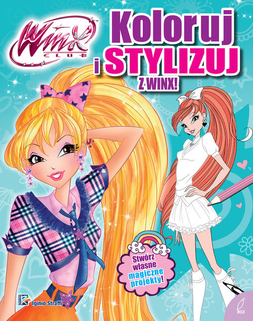 okładka Koloruj i stylizuj z Winx książka