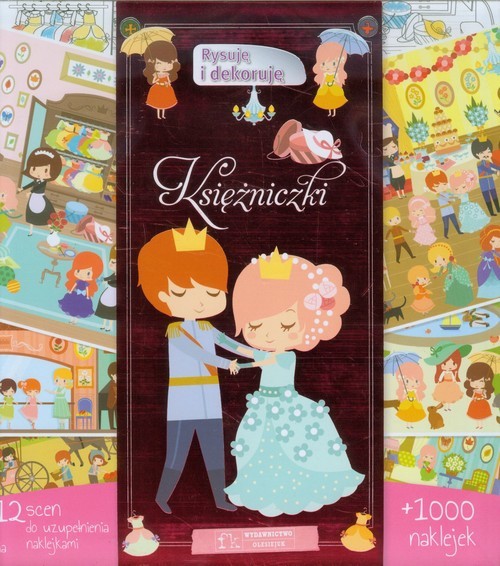 okładka Księżniczki Rysuję i dekoruję książka